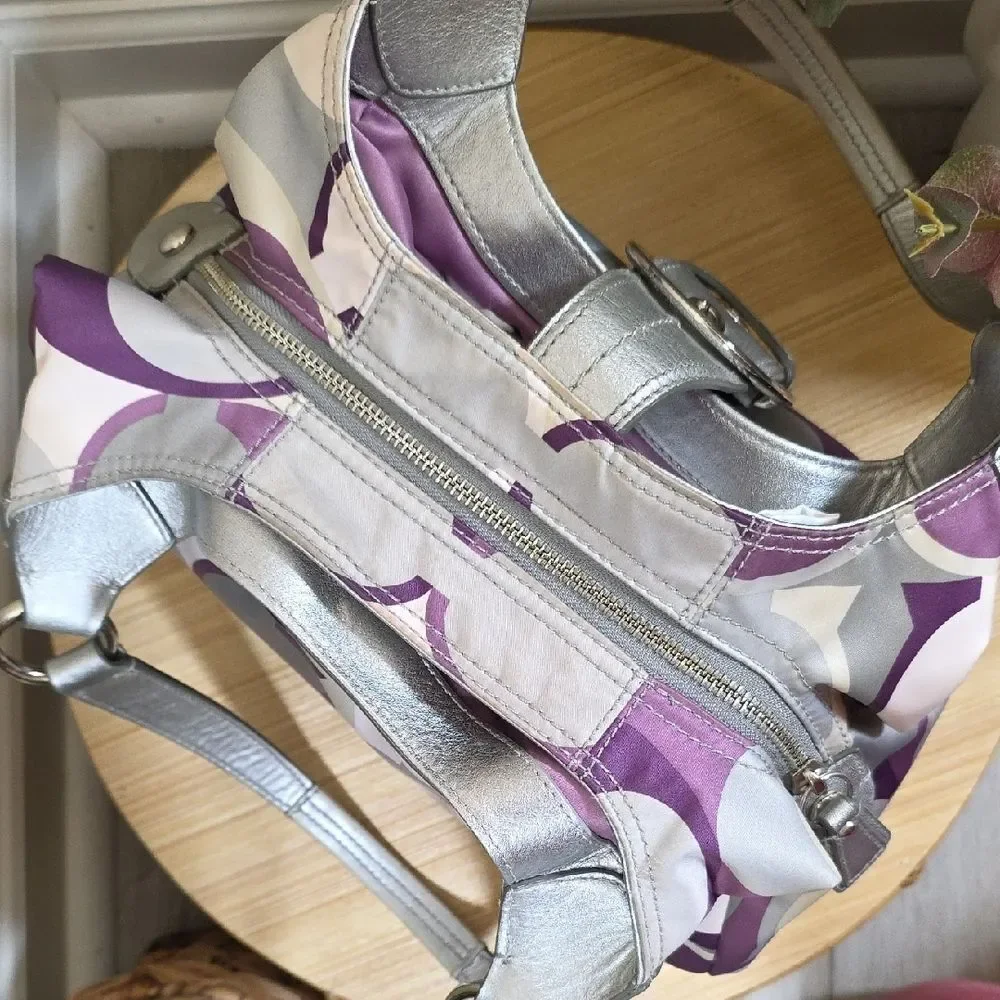 Coach Soho Scarf Print Hobo and Wallet - Picture 8 of 15